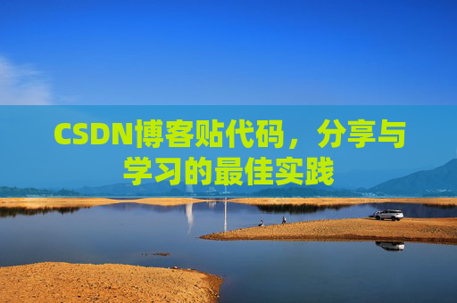 CSDN博客贴代码，分享与学习的最佳实践